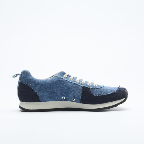 tabito47 / Canvas Denim Trainer / Fade-Indigo