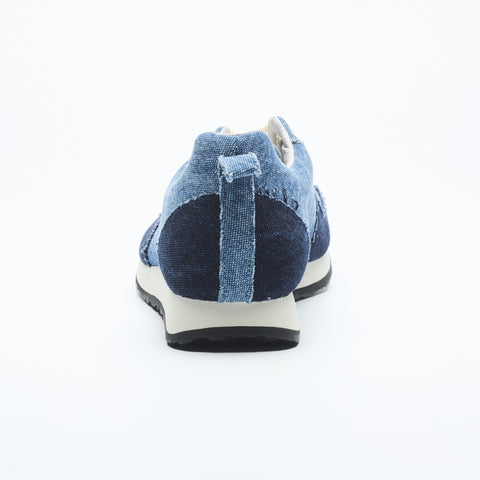 tabito47 / Canvas Denim Trainer / Fade-Indigo