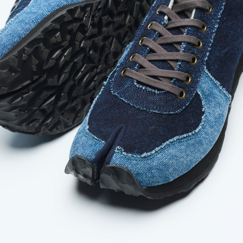 tabito47 / Canvas Denim Trainer / Dark-Indigo