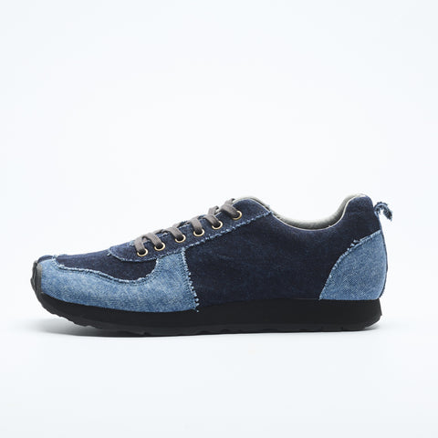 tabito47 / Canvas Denim Trainer / Dark-Indigo