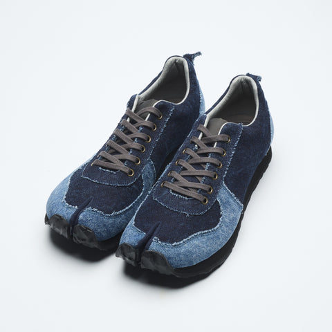 tabito47 / Canvas Denim Trainer / Dark-Indigo