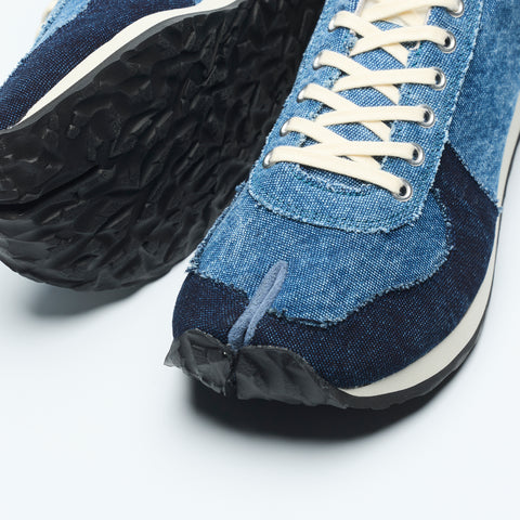 tabito47 / Canvas Denim Trainer / Fade-Indigo
