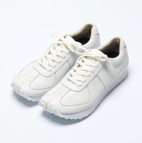 tabito28 / Tabi Trainer Leather / All-White