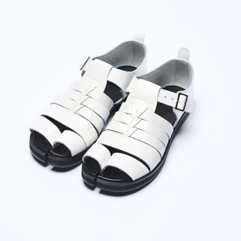 tabito10 / Tabi Sandals / White