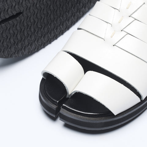 tabito10 / Tabi Sandals / White