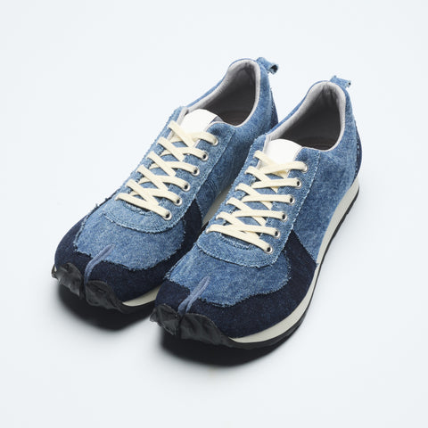 tabito47 / Canvas Denim Trainer / Fade-Indigo